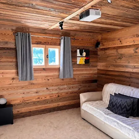 With Sauna & Fireplace Chalet Champery